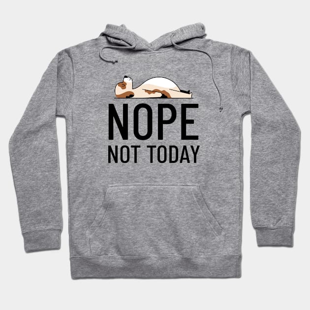 Nope Not Today Hoodie by OnePresnt